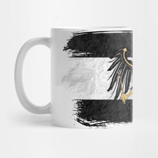 Prussia Konigsberg/Koenigsberg flag - grunge brick stone Mug